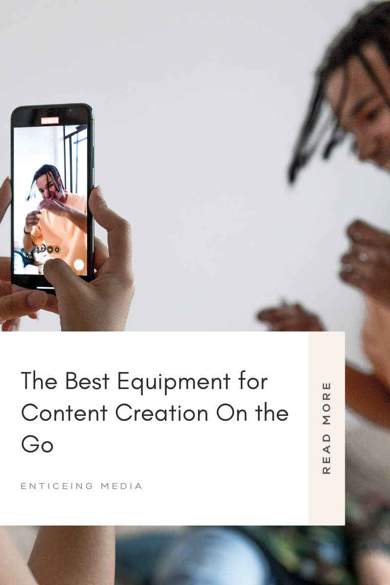 the best equipment for content creation on the go