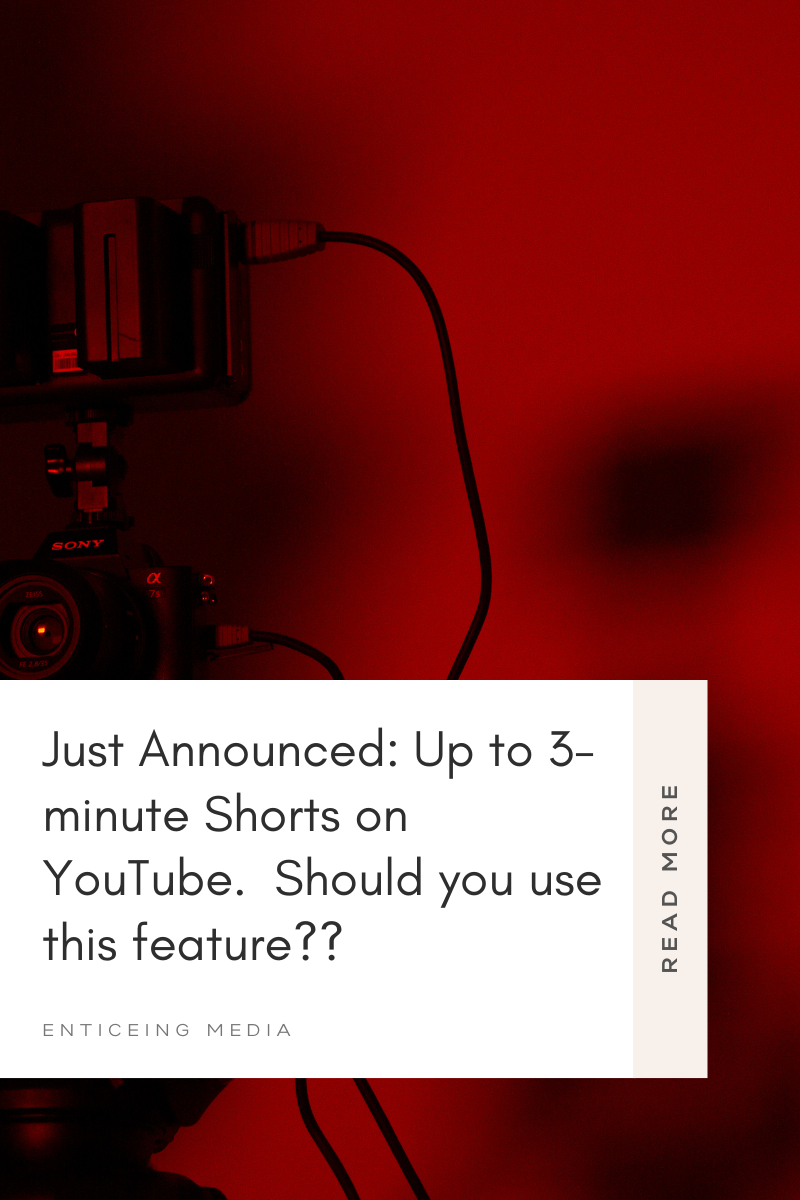 Just Announced: Up to 3-minute Shorts on YouTube. Should you use this feature??